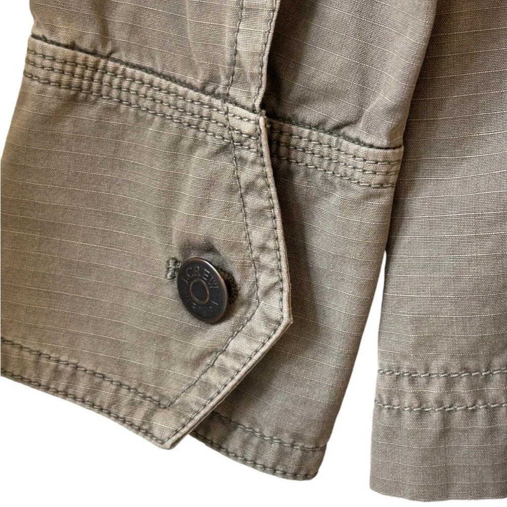 Jcrew Chino khaki green Military jacket size small - Picture 4 of 5
